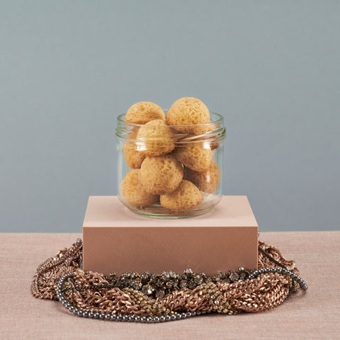 Sablés Breton Kugeln mit Meersalz